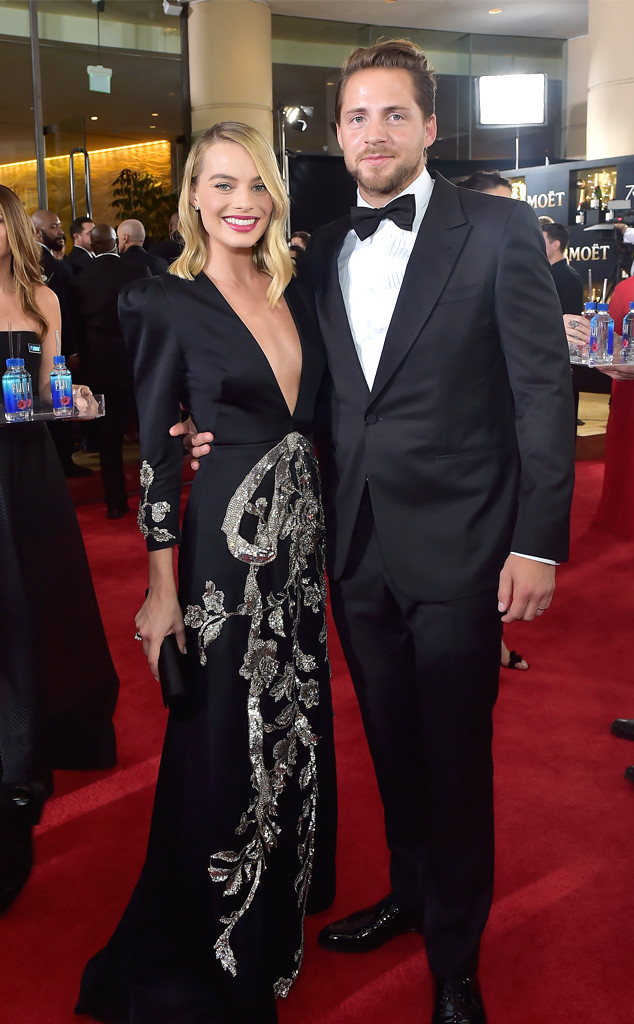 Margot Robbie, Tom Ackerley, Golden Globes, 2018 Margot Robbie, Tom Ackerley, Golden Globes, 2018